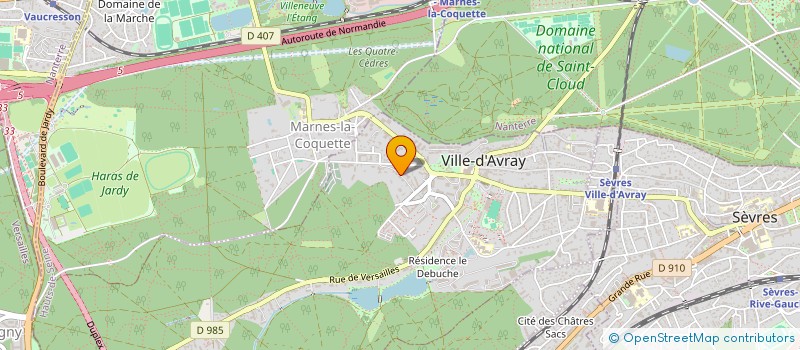 localisation de l'entreprise TOUT A 2 PAS à VILLE-D'AVRAY