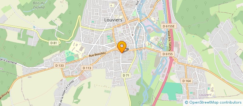 localisation de l'entreprise TOUT A FAIRE à LOUVIERS