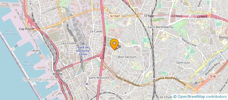 localisation de l'entreprise TOUT A L'AFFUT à MARSEILLE