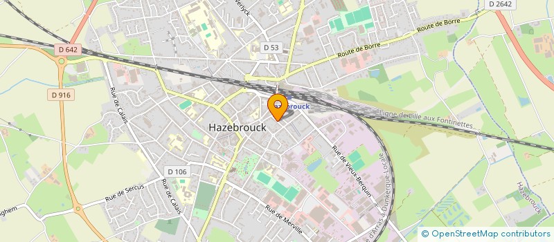 localisation de l'entreprise TOUT ALLANT VERT à HAZEBROUCK