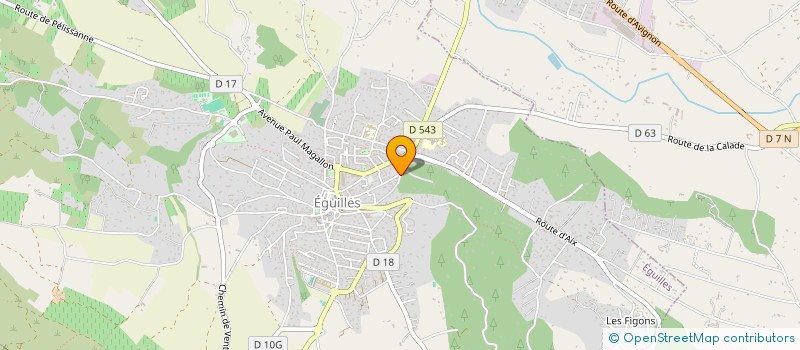 localisation de l'entreprise TOUT ART  EGUILLES