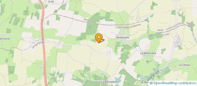 localisation de l'entreprise TOUT ART A L'OUEST  LA GARNACHE