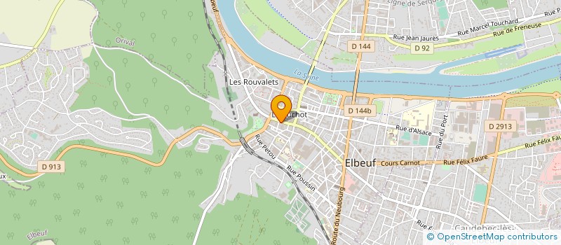 localisation de l'entreprise TOUT AU BEURRE  ELBEUF