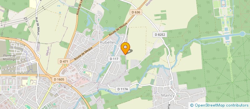 localisation de l'entreprise TOUT AUTRE CHOSE  RUBELLES