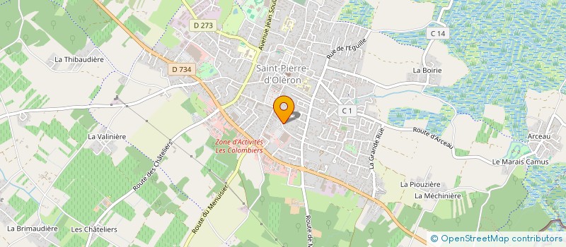 localisation de l'entreprise TOUT BAIGNE  SAINT-PIERRE-D'OLERON