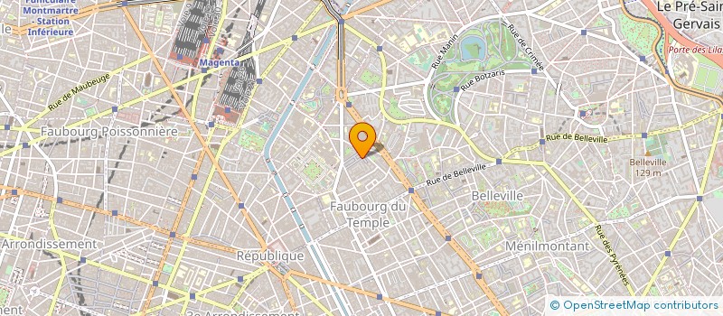 localisation de l'entreprise TOUT-BAT à PARIS