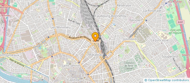 localisation de l'entreprise TOUT BAT DESIGN à TOULOUSE