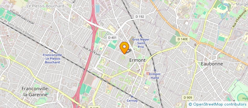 localisation de l'entreprise TOUT BATIMENT  ERMONT