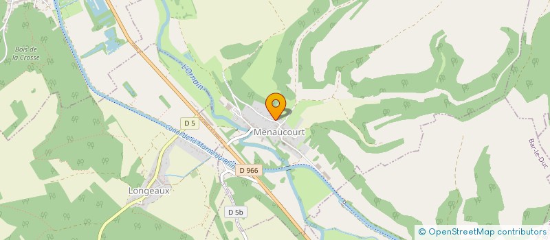 localisation de l'entreprise TOUT BOIS  MENAUCOURT