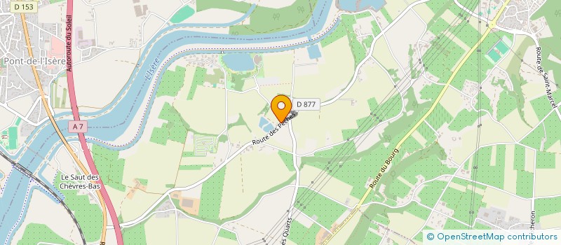 localisation de l'entreprise TOUT'BOIS  CHATEAUNEUF-SUR-ISERE