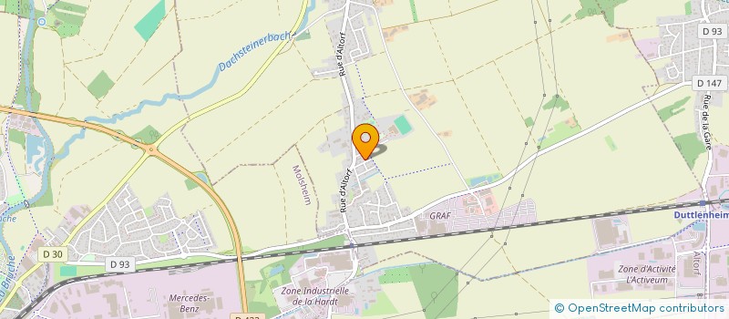 localisation de l'entreprise TOUT-BTP ENTREPRISE  DACHSTEIN