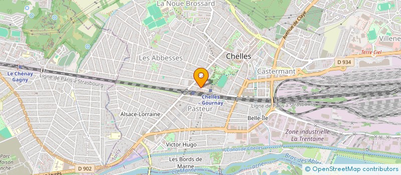 localisation de l'entreprise TOUT CABLAGE COURANTS FAIBLES à CHELLES