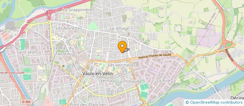 localisation de l'entreprise TOUT CARRELAGE à VAULX-EN-VELIN