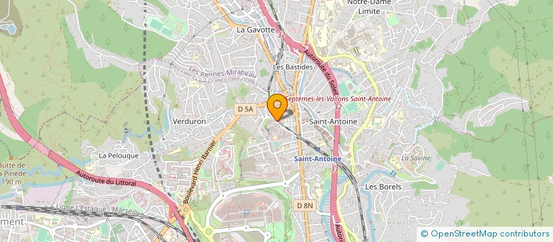 localisation de l'entreprise TOUT CARTON FACONNAGE à MARSEILLE