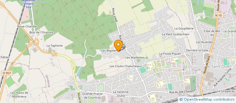 localisation de l'entreprise TOUT CE QUI BRILLE à VENDOME