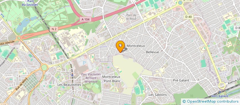 localisation de l'entreprise TOUT CLEAN à VILLEPINTE