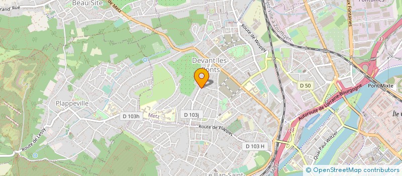 localisation de l'entreprise TOUT COLIS EXPRES à METZ