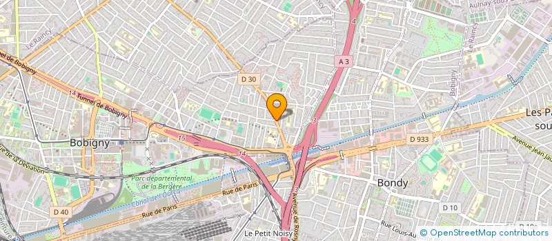 localisation de l'entreprise TOUT.COM à BOBIGNY
