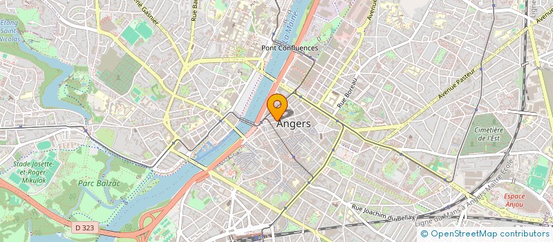 localisation de l'entreprise TOUT COMMUNIQUE à ANGERS
