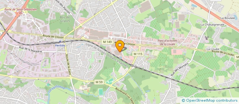 localisation de l'entreprise TOUT COMPTE FAIT  VERTOU