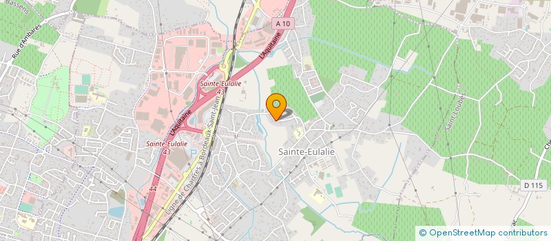 localisation de l'entreprise TOUT-CONFORT à SAINTE-EULALIE