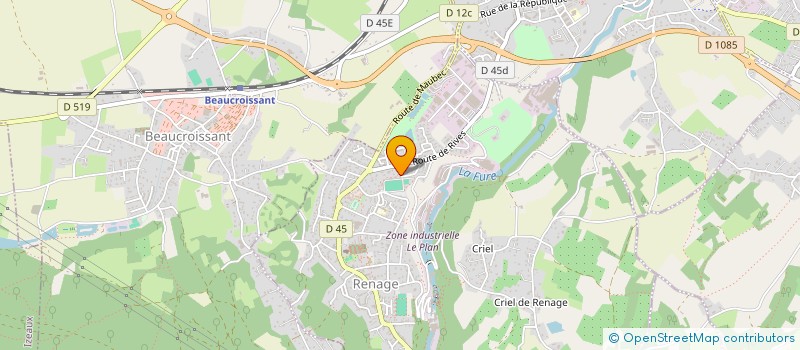 localisation de l'entreprise TOUT CORPS D ETAT  RENAGE