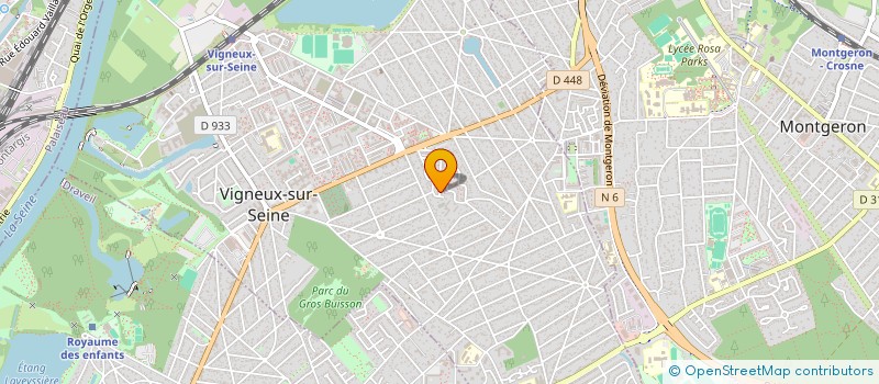 localisation de l'entreprise TOUT COTE BOIS à VIGNEUX-SUR-SEINE