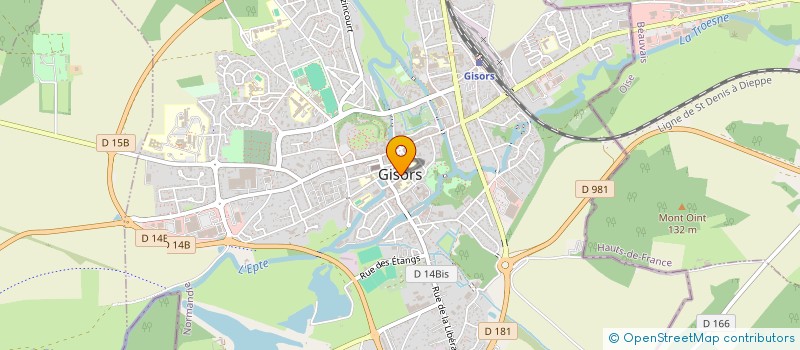 localisation de l'entreprise TOUT COURT ! EURE à GISORS