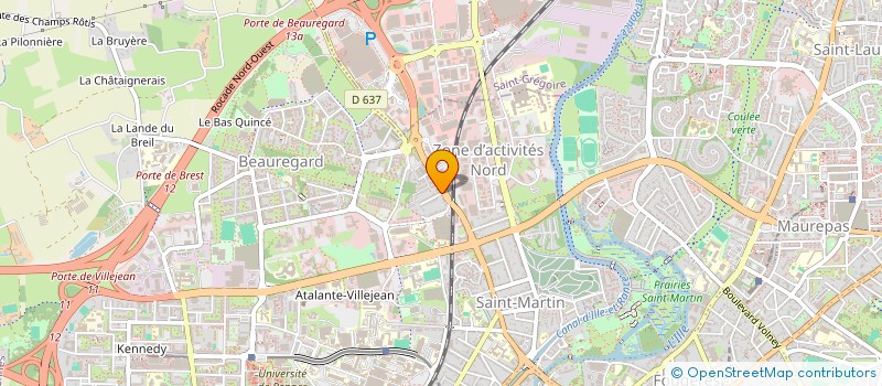 localisation de l'entreprise TOUT DEDANS  RENNES