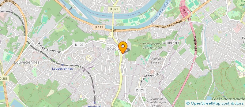 localisation de l'entreprise TOUT DONNER PRODUCTIONS  BOUGIVAL