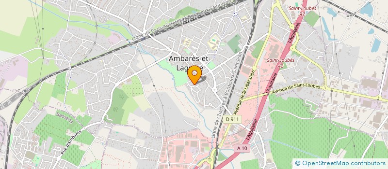 localisation de l'entreprise TOUT DOUX  AMBARES-ET-LAGRAVE