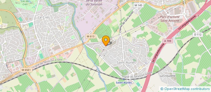 localisation de l'entreprise TOUT DOUX LE LOUP  SAINT-AUNES