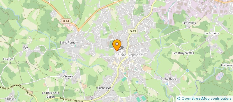 localisation de l'entreprise TOUT EMBALLAGE COMMERCE INDUSTRIE ET COMMUNICATION  SAINTE-SIGOLENE