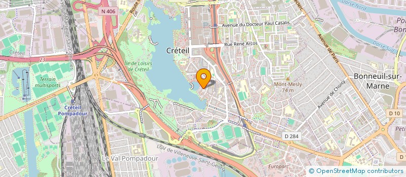 localisation de l'entreprise TOUT EN FLEURS  CRETEIL