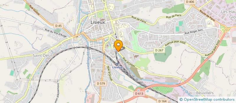 localisation de l'entreprise TOUT EN FOLK  LISIEUX