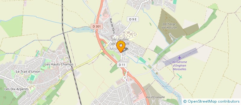 localisation de l'entreprise TOUT EN LOCATION à MOISSELLES