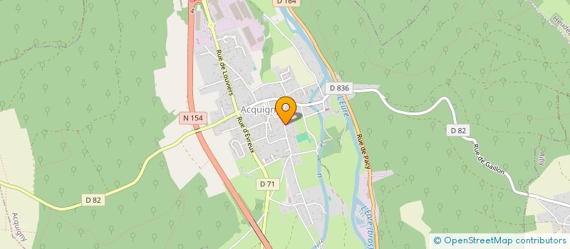 localisation de l'entreprise TOUT EN MAIN IMMOBILIER CONSTRUCTION  ACQUIGNY