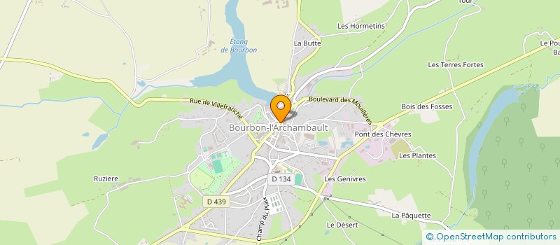 localisation de l'entreprise TOUT EN T à BOURBON L'ARCHAMBAULT