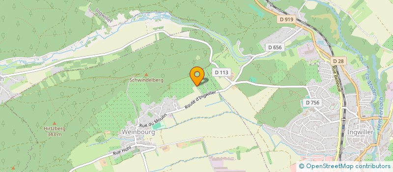 localisation de l'entreprise TOUT EN UN PRO  WEINBOURG