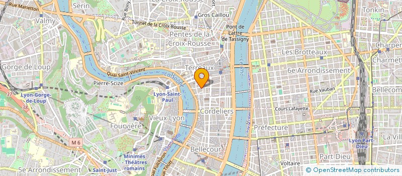 localisation de l'entreprise TOUT EST BLEU à LYON
