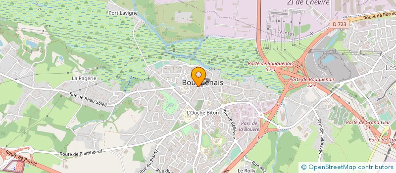 localisation de l'entreprise TOUT EST BON DANS LE COCHON  BOUGUENAIS