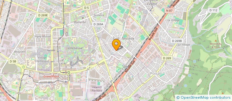 localisation de l'entreprise TOUT EST DANS TOUT ET RECIPROQUEMENT  SAINT-MARTIN-D'HERES