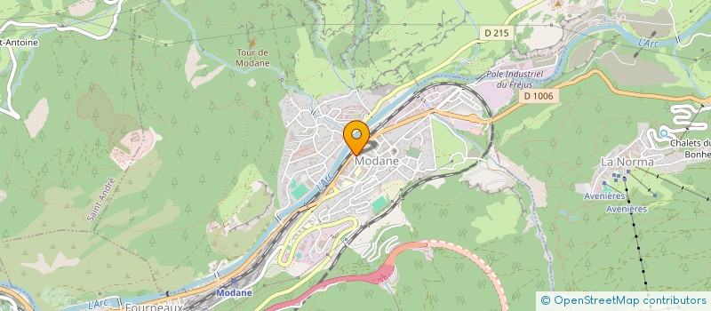 localisation de l'entreprise TOUT EST POSSIBLE AVEC LE SOURIRE (TEP'S) à MODANE