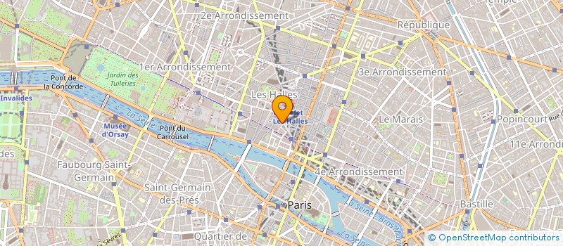 localisation de l'entreprise TOUT EST UN  PARIS