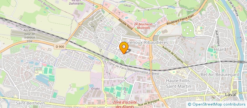localisation de l'entreprise TOUT FA POUR FA à LAVAL