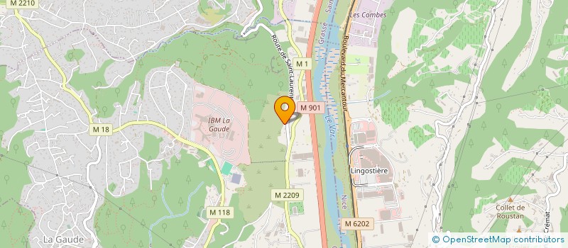 localisation de l'entreprise TOUT FEU TOUT FLAMME  LA GAUDE