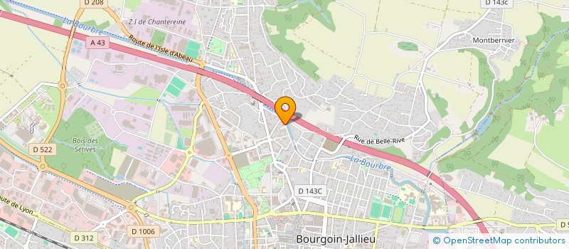 localisation de l'entreprise TOUT GESTION à BOURGOIN-JALLIEU