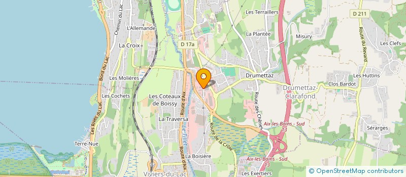 localisation de l'entreprise TOUT HABITAT  DRUMETTAZ-CLARAFOND