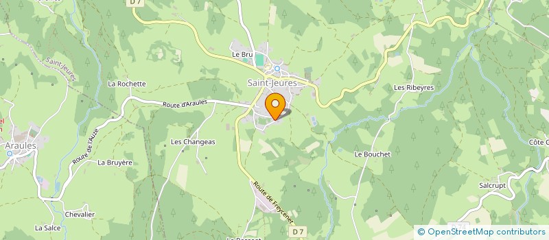 localisation de l'entreprise TOUT-IMMO  SAINT-JEURES