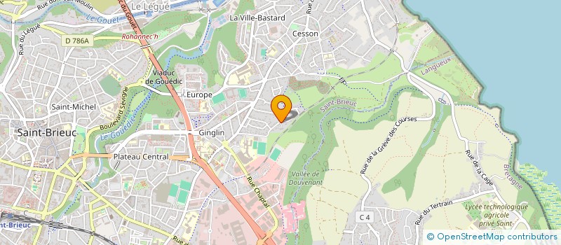 localisation de l'entreprise TOUT INVEST à SAINT-BRIEUC